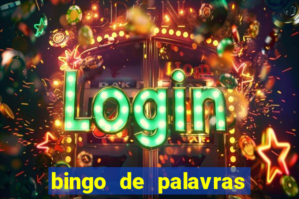 bingo de palavras de natal